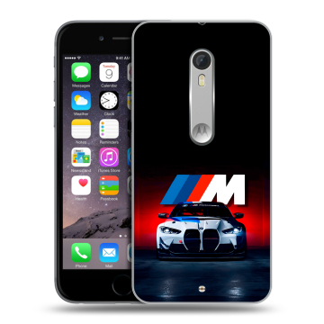 Пластиковый чехол на Lenovo Moto X Style с принтом БМВ BMW Пластиковый чехол на Lenovo Moto X Style с принтом БМВ BMW