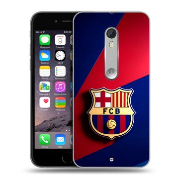 Пластиковый чехол на Lenovo Moto X Style с принтом Барселона Barcelona