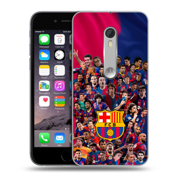 Пластиковый чехол на Lenovo Moto X Style с принтом Барселона Barcelona