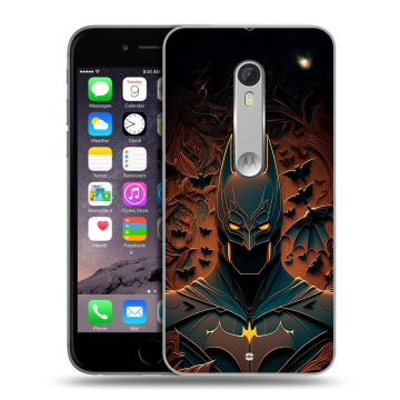 Пластиковый чехол на Lenovo Moto X Style с принтом Batman Бэтмен Пластиковый чехол на Lenovo Moto X Style с принтом Batman Бэтмен