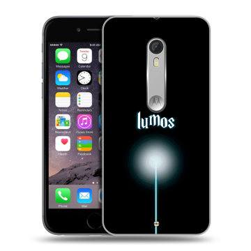 Пластиковый чехол на Lenovo Moto X Style с принтом Harry Potter Гарри Поттер