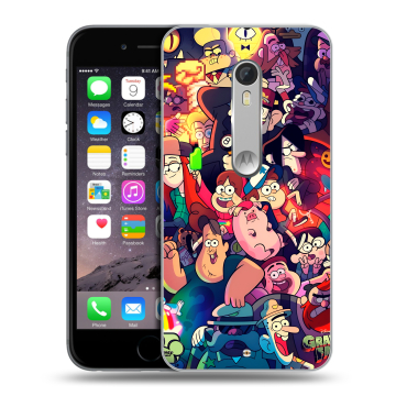 Пластиковый чехол на Lenovo Moto X Style с принтом Gravity Falls Гравити Фолз