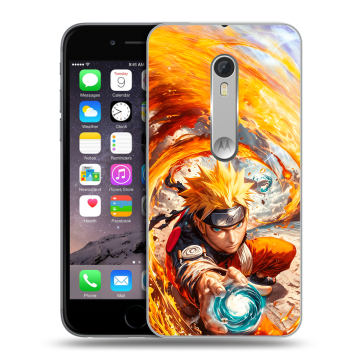 Пластиковый чехол на Lenovo Moto X Style с принтом Аниме Наруто Naruto