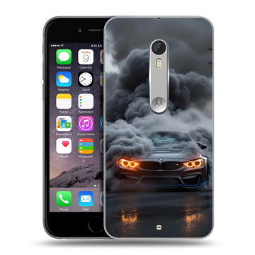 Пластиковый чехол на Lenovo Moto X Style с принтом BMW БМВ Пластиковый чехол на Lenovo Moto X Style с принтом BMW БМВ