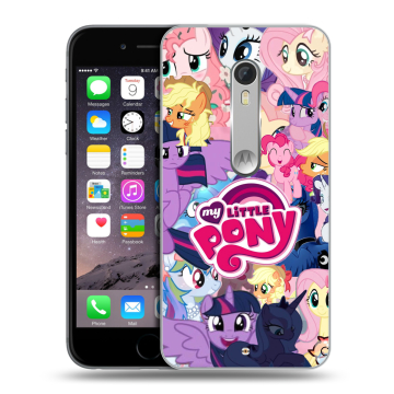 Пластиковый чехол на Lenovo Moto X Style с принтом My little pony Дружба чудо Пластиковый чехол на Lenovo Moto X Style с принтом My little pony Дружба чудо