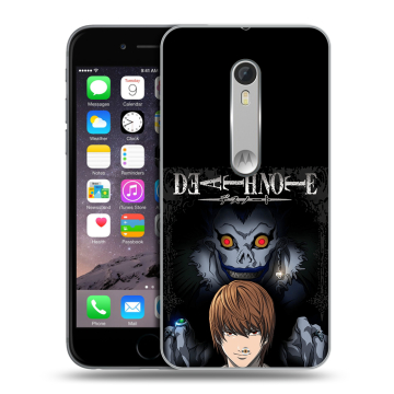 Пластиковый чехол на Lenovo Moto X Style с принтом Death note Тетрадь смерти Пластиковый чехол на Lenovo Moto X Style с принтом Death note Тетрадь смерти