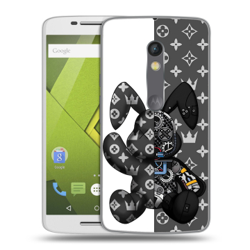 Силиконовый чехол на Lenovo Moto X Play с принтом Луи робот