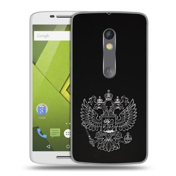Силиконовый чехол на Lenovo Moto X Play с принтом Герб России Силиконовый чехол на Lenovo Moto X Play с принтом Герб России