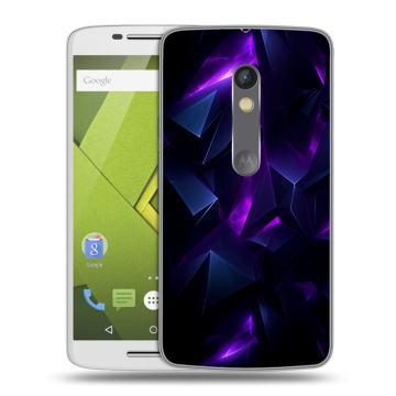 Силиконовый чехол на Lenovo Moto X Play с принтом Абстракиция