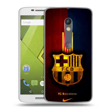 Силиконовый чехол на Lenovo Moto X Play с принтом Барселона Barcelona