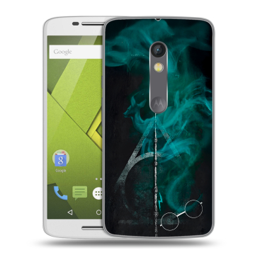 Силиконовый чехол на Lenovo Moto X Play с принтом Гарри Поттер Harry Potter