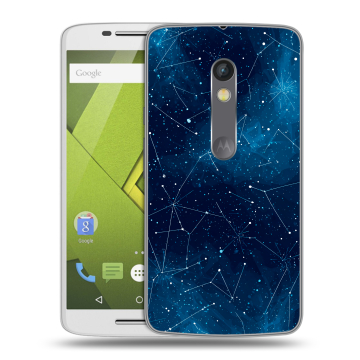 Силиконовый чехол на Lenovo Moto X Play с принтом Космос звезды Силиконовый чехол на Lenovo Moto X Play с принтом Космос звезды