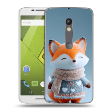 Силиконовый чехол на Lenovo Moto X Play с принтом Лиса Силиконовый чехол на Lenovo Moto X Play с принтом Лиса