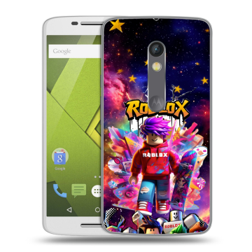 Силиконовый чехол на Lenovo Moto X Play с принтом Roblox Роблокс Силиконовый чехол на Lenovo Moto X Play с принтом Roblox Роблокс