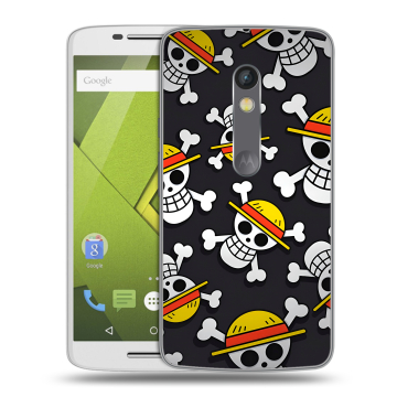 Силиконовый чехол на Lenovo Moto X Play с принтом One Piece Ван Пис Силиконовый чехол на Lenovo Moto X Play с принтом One Piece Ван Пис