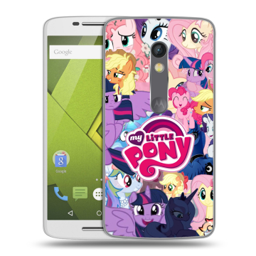 Силиконовый чехол на Lenovo Moto X Play с принтом My little pony Дружба чудо Силиконовый чехол на Lenovo Moto X Play с принтом My little pony Дружба чудо