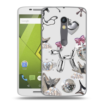 Силиконовый чехол на Lenovo Moto X Play с принтом Y2K