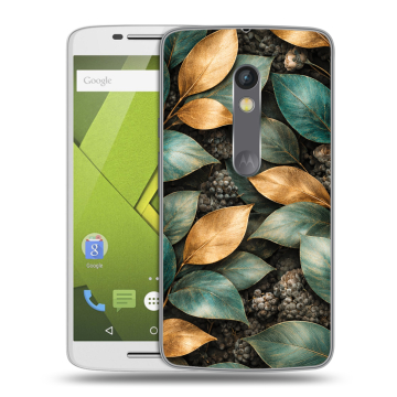 Силиконовый чехол на Lenovo Moto X Play с принтом женский