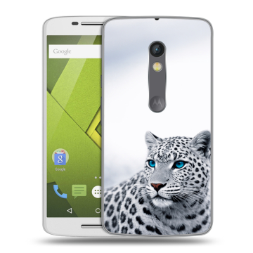 Силиконовый чехол на Lenovo Moto X Play с принтом женский