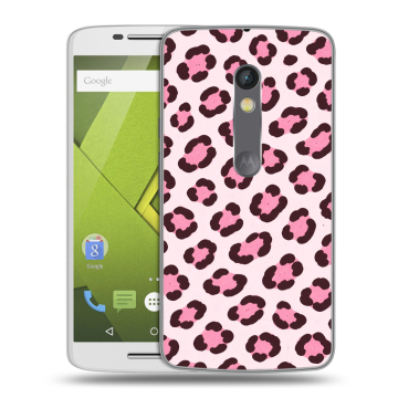 Силиконовый чехол на Lenovo Moto X Play с принтом для девочек