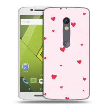 Силиконовый чехол на Lenovo Moto X Play с принтом для девочек
