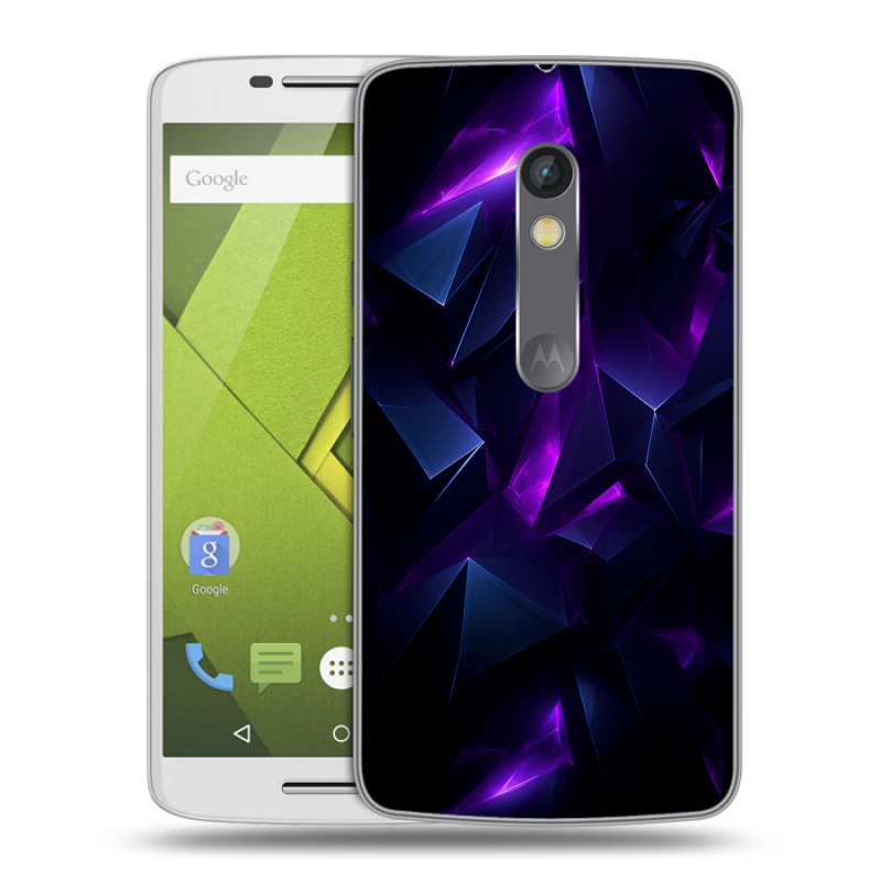 Силиконовый чехол на Lenovo Moto X Play с принтом Абстракиция Силиконовый чехол на Lenovo Moto X Play с принтом Абстракиция