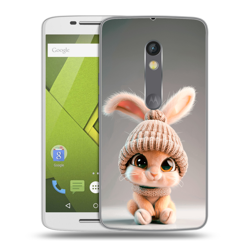 Силиконовый чехол на Lenovo Moto X Play с принтом Кролик Силиконовый чехол на Lenovo Moto X Play с принтом Кролик