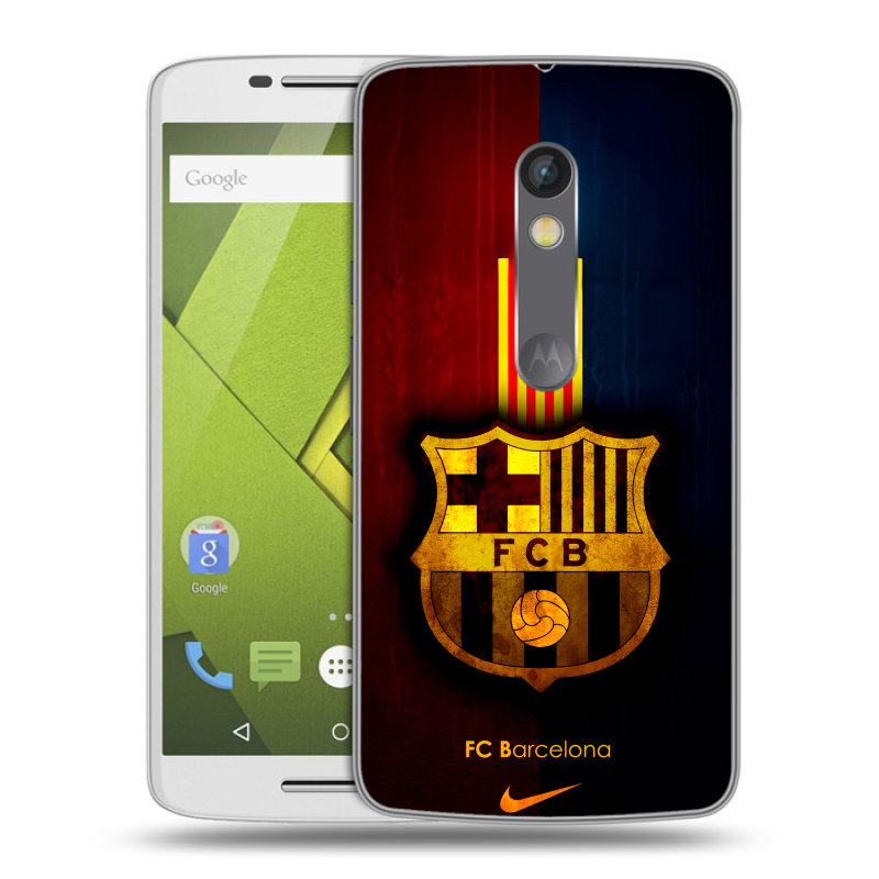 Силиконовый чехол на Lenovo Moto X Play с принтом Барселона Barcelona Силиконовый чехол на Lenovo Moto X Play с принтом Барселона Barcelona