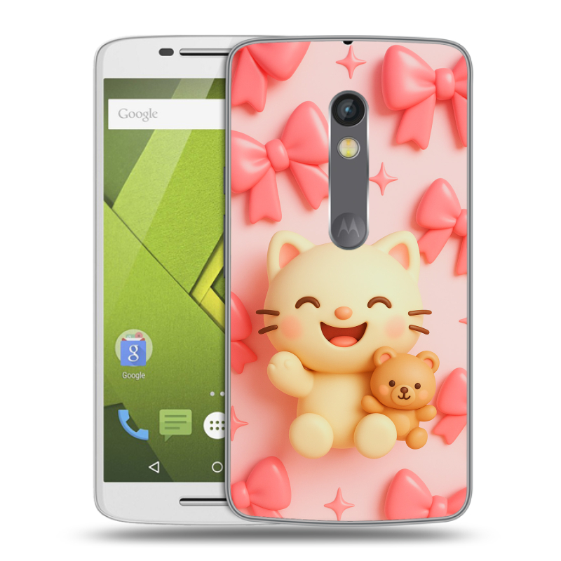 Силиконовый чехол на Lenovo Moto X Play с принтом для девочек Силиконовый чехол на Lenovo Moto X Play с принтом для девочек