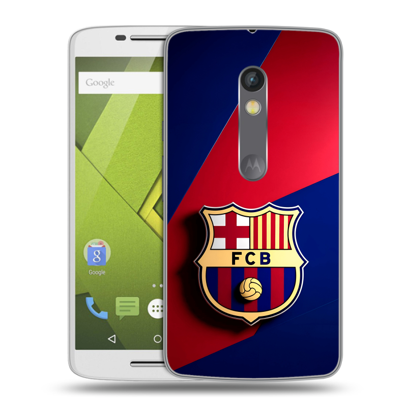 Силиконовый чехол на Lenovo Moto X Play с принтом Барселона Barcelona Силиконовый чехол на Lenovo Moto X Play с принтом Барселона Barcelona