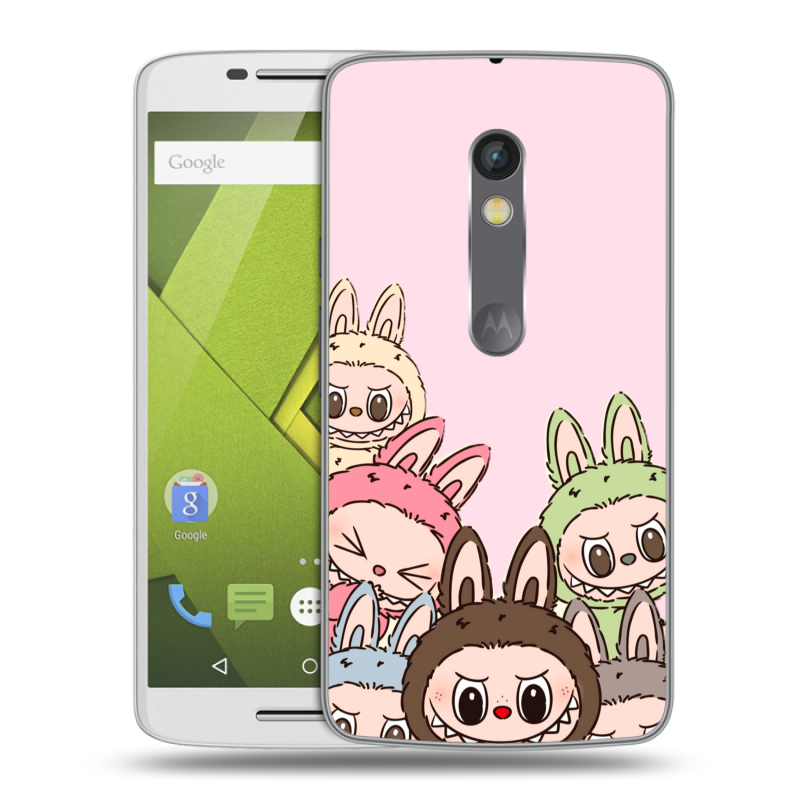 Силиконовый чехол на Lenovo Moto X Play с принтом Лабубу Силиконовый чехол на Lenovo Moto X Play с принтом Лабубу