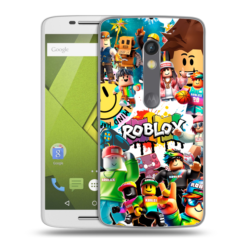 Силиконовый чехол на Lenovo Moto X Play с принтом Roblox Роблокс Силиконовый чехол на Lenovo Moto X Play с принтом Roblox Роблокс