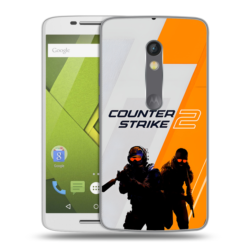 Силиконовый чехол на Lenovo Moto X Play с принтом Counter Strike Силиконовый чехол на Lenovo Moto X Play с принтом Counter Strike