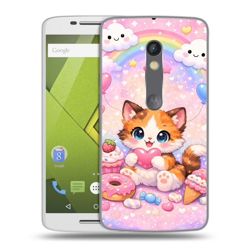 Силиконовый чехол на Lenovo Moto X Play с принтом для девочек Силиконовый чехол на Lenovo Moto X Play с принтом для девочек