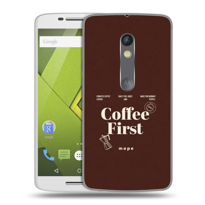 Силиконовый чехол на Lenovo Moto X Play с принтом женский Силиконовый чехол на Lenovo Moto X Play с принтом женский