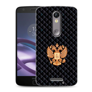 Пластиковый чехол на Lenovo Moto X Force с принтом Герб России принт Пластиковый чехол на Lenovo Moto X Force с принтом Герб России принт