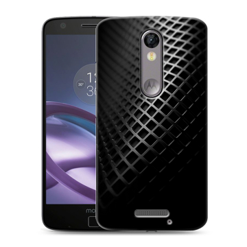 Пластиковый чехол на Lenovo Moto X Force с принтом Текстура металла Пластиковый чехол на Lenovo Moto X Force с принтом Текстура металла
