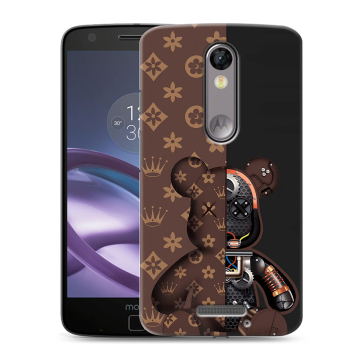 Пластиковый чехол на Lenovo Moto X Force с принтом Луи робот Пластиковый чехол на Lenovo Moto X Force с принтом Луи робот