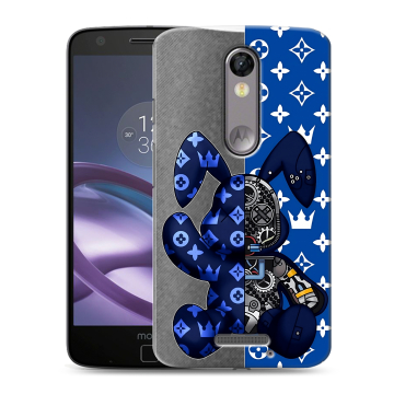 Пластиковый чехол на Lenovo Moto X Force с принтом Луи робот Пластиковый чехол на Lenovo Moto X Force с принтом Луи робот