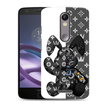 Пластиковый чехол на Lenovo Moto X Force с принтом Луи робот Пластиковый чехол на Lenovo Moto X Force с принтом Луи робот