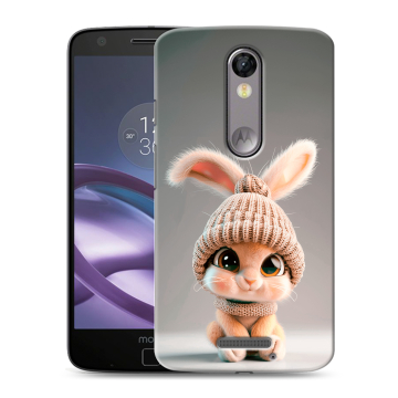 Пластиковый чехол на Lenovo Moto X Force с принтом Кролик