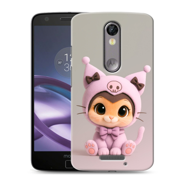 Пластиковый чехол на Lenovo Moto X Force с принтом Куроми Kuromi Пластиковый чехол на Lenovo Moto X Force с принтом Куроми Kuromi