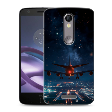 Пластиковый чехол на Lenovo Moto X Force с принтом самолет Пластиковый чехол на Lenovo Moto X Force с принтом самолет
