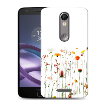 Пластиковый чехол на Lenovo Moto X Force с принтом цветы Пластиковый чехол на Lenovo Moto X Force с принтом цветы