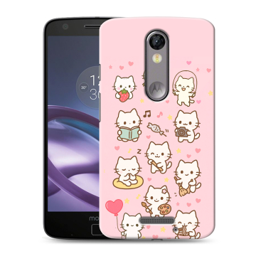 Пластиковый чехол на Lenovo Moto X Force с принтом Hello Kitty Хелоу Кити Пластиковый чехол на Lenovo Moto X Force с принтом Hello Kitty Хелоу Кити