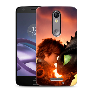 Пластиковый чехол на Lenovo Moto X Force с принтом Как приручить дракона Пластиковый чехол на Lenovo Moto X Force с принтом Как приручить дракона