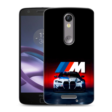 Пластиковый чехол на Lenovo Moto X Force с принтом БМВ BMW