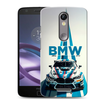 Пластиковый чехол на Lenovo Moto X Force с принтом БМВ BMW Пластиковый чехол на Lenovo Moto X Force с принтом БМВ BMW