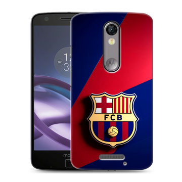 Пластиковый чехол на Lenovo Moto X Force с принтом Барселона Barcelona Пластиковый чехол на Lenovo Moto X Force с принтом Барселона Barcelona