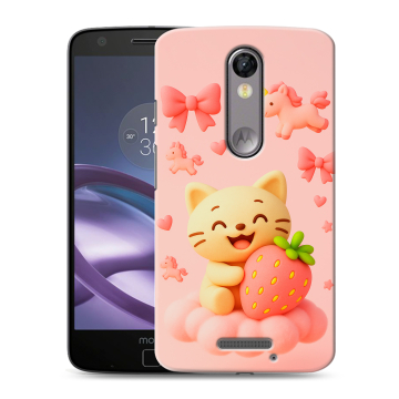 Пластиковый чехол на Lenovo Moto X Force с принтом для девочек Пластиковый чехол на Lenovo Moto X Force с принтом для девочек